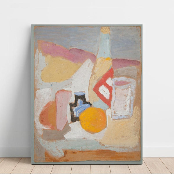 Reproduction of the painting Nature morte with orange, bottle, and inkwell - Sasza Blonder
