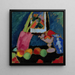 Nature morte avec un bol violet - Alexej von Jawlensky — framed artwork on a wall