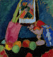 Nature morte avec un bol violet - Alexej von Jawlensky — artwork view