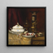 Elegant Still Life - Antoine Vollon — framed artwork on a wall