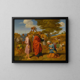 Ruth and Boaz - Nazarene School — framed artwork on a wall
