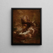 L'Apothéose d'un saint évêque - Napolitan School — framed artwork on a wall