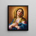 The Madonna - Neapolitan School — framed artwork on a wall