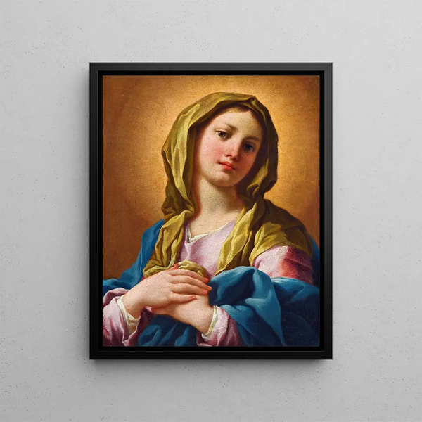The Madonna - Neapolitan School — framed artwork on a wall