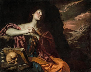 La Madeleine pénitente - Napolitan School — artwork view