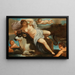 The Rape of Europa - Neapolitan School — framed artwork on a wall