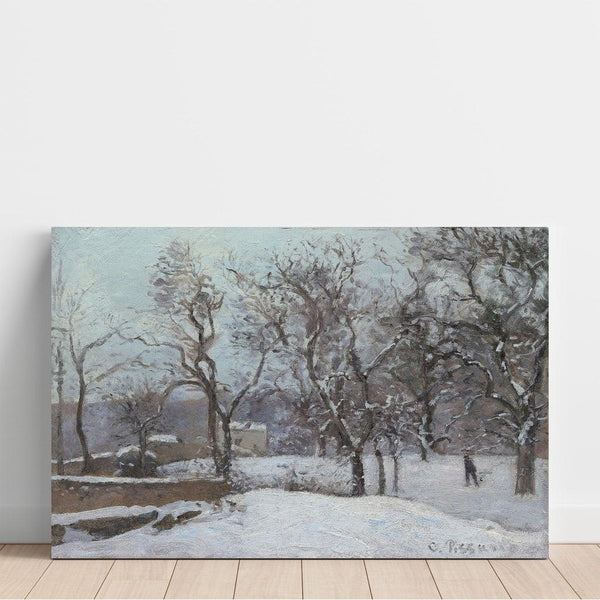 Reproduction of the painting Snow in Louveciennes - Camille Pissarro
