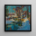 Snow of February - Thomas P Barnett — framed artwork on a wall