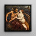 Neptune and Amphitrite Painting - Paris Bordone — framed artwork on a wall