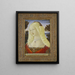 Portrait of a Lady - Neroccio de' Landi — framed artwork on a wall