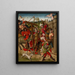 Emperor Heraclius is refused entry to Jerusalem - Dutch School — framed artwork on a wall