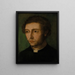 Portrait of a Gentleman - Dutch School — framed artwork on a wall