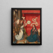L'Annonciation - Dutch School — framed artwork on a wall