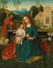 La Sainte Famille dans un paysage - Dutch School — artwork view