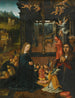 The Nativity with a Donor and His Wife - Dutch School — artwork view
