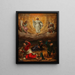 The Transfiguration of Christ - Dutch School — framed artwork on a wall
