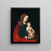 La Vierge à l'Enfant - Dutch School — framed artwork on a wall