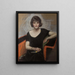 Portrait of a Young Woman - Neysa McMein — framed artwork on a wall