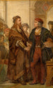 Albrecht Dürer visiting Quinten Massijs - Nicaise De Keyser — artwork view