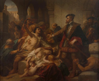 Charles V frees the slaves in Tunis - Nicaise De Keyser — artwork view