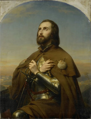 Nicaise De Keyser - Eberhard 144596 Duke of Wrtemberg as a Pilgrim in the Holy Land.webp