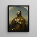 Eberhard 144596 Duke of Wurtemberg as a pilgrim in the Holy Land - Nicaise De Keyser — framed artwork on a wall