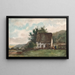 Landscape with a House 2 - Nicaise De Keyser — framed artwork on a wall