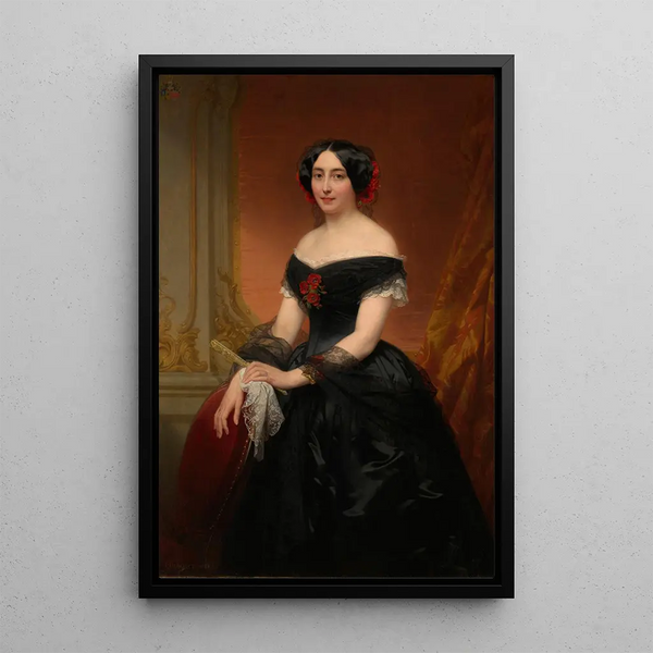 Madame Molsde Brialmont - Nicaise De Keyser — framed artwork on a wall