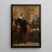 Pierre Paul Rubens in his studio - Nicaise De Keyser — framed artwork on a wall
