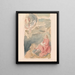 Saint Jean à Patmos - Nicaise De Keyser — framed artwork on a wall