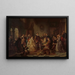 The Archdukes Albert and Isabella visit the Plantin-Nicaise De Keyser printing house — framed artwork on a wall