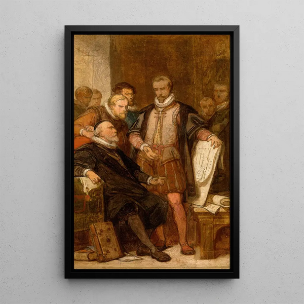 L'architecte Cornelis Floris II - Nicaise De Keyser — framed artwork on a wall