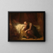 L'artiste Michelangelo at the bedside of Vittoria Colonna - Nicaise De Keyser — framed artwork on a wall