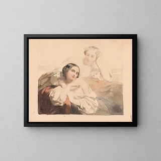 Les Glaneuses - Nicaise De Keyser — framed artwork on a wall