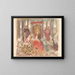 The Mystic Marriage of Saint Catherine - Nicaise De Keyser — framed artwork on a wall