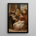 The Painters Matthijs and Paul Bril in Rome - Nicaise De Keyser — framed artwork on a wall