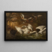 Swans and Dogs - Nicasius Bernaerts — framed artwork on a wall