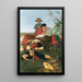 Repos à l'ombre - Niccolò Cannicci — framed artwork on a wall