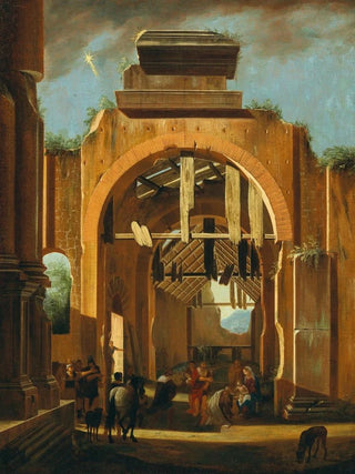 Niccol Codazzi - Basilica of Constantine Motif with the Adoration of the Magi.webp