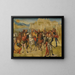 The Crowning of Darius - Niccolò Giolfino — framed artwork on a wall