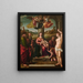 Conversation du Père Noël - Niccolò Pisano — framed artwork on a wall