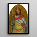 Saint Sigismond - Niccolò di Pietro Gerini — framed artwork on a wall
