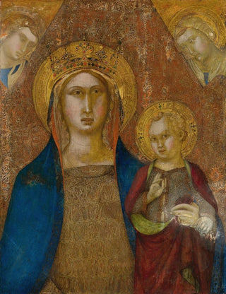 Niccol di ser Sozzo Tegliacci - Madonna And Child With Two Angels.webp