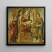 Madonna and Child with Saint Andrew and Saint Laurent - Niccolo Rondinelli — framed artwork on a wall