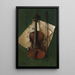 Still life with violin bow and sheet music - Nicholas Alden Brooks — artwork view