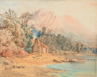 Store Bennells, Lake Wakatipu - Nicholas Chevalier — artwork view