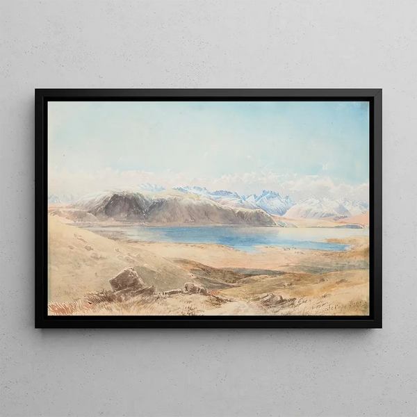 Lac Tekapo - Nicholas Chevalier — framed artwork on a wall