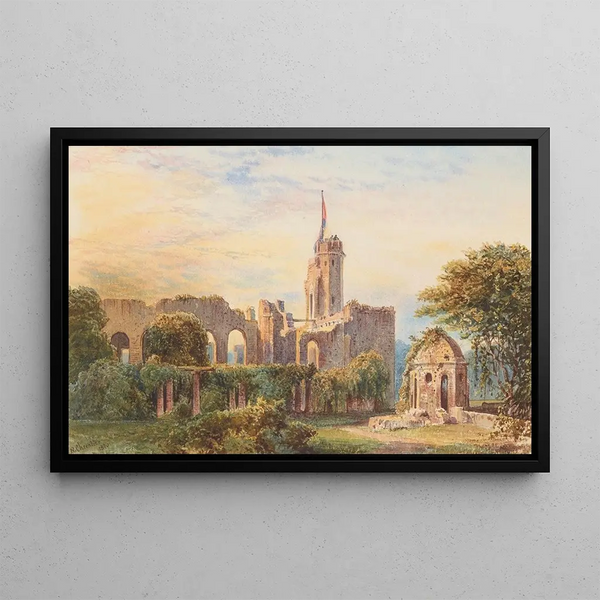 La Résidence à Lucknow - Nicholas Chevalier — framed artwork on a wall