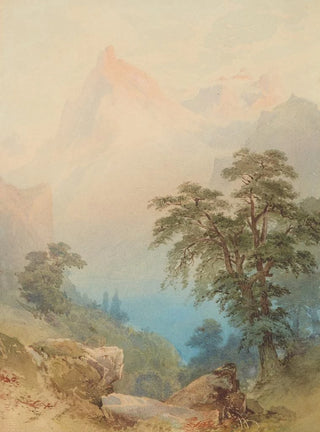 Nicholas Chevalier - Untitled A view of the Alps.webp