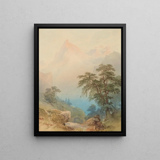 Nicholas Chevalier - Untitled A view of the Alps.webp